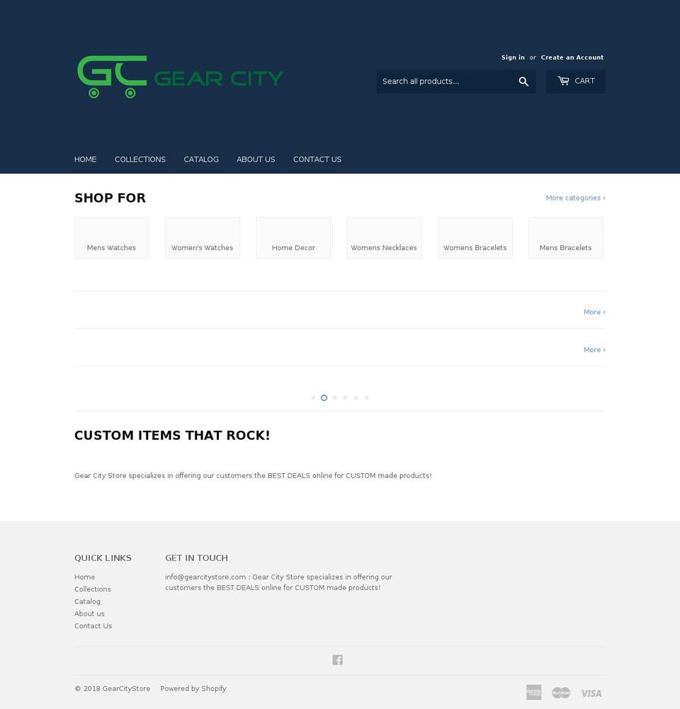 gearcity4wd.com — Shopify storefront screenshot