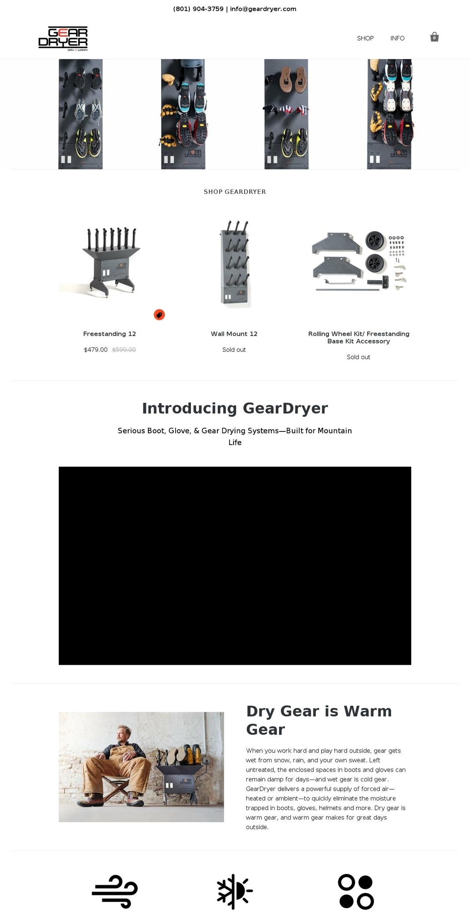 Copy of Startup Shopify theme site example geardryer.com