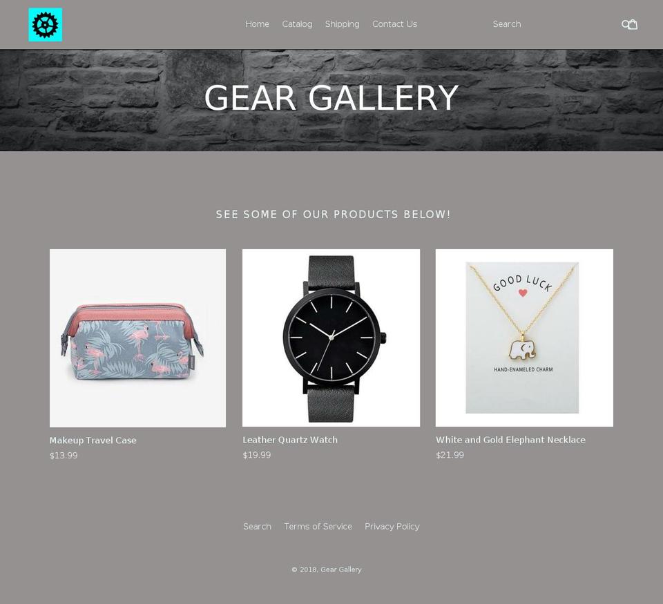 geargallery.net shopify website screenshot