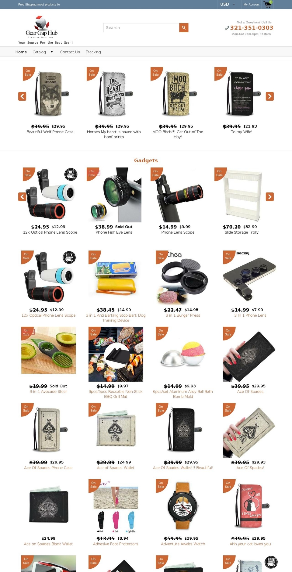 geargaphub.com — Shopify storefront screenshot
