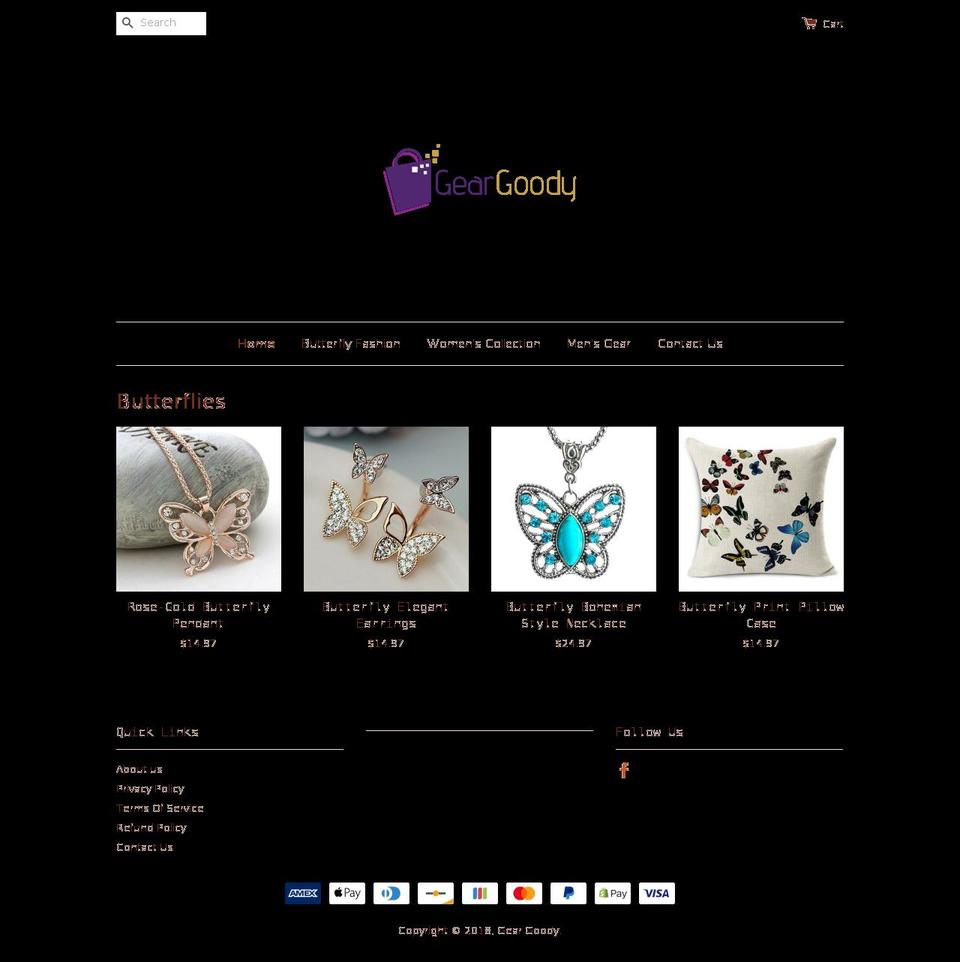 geargoody.com shopify website screenshot
