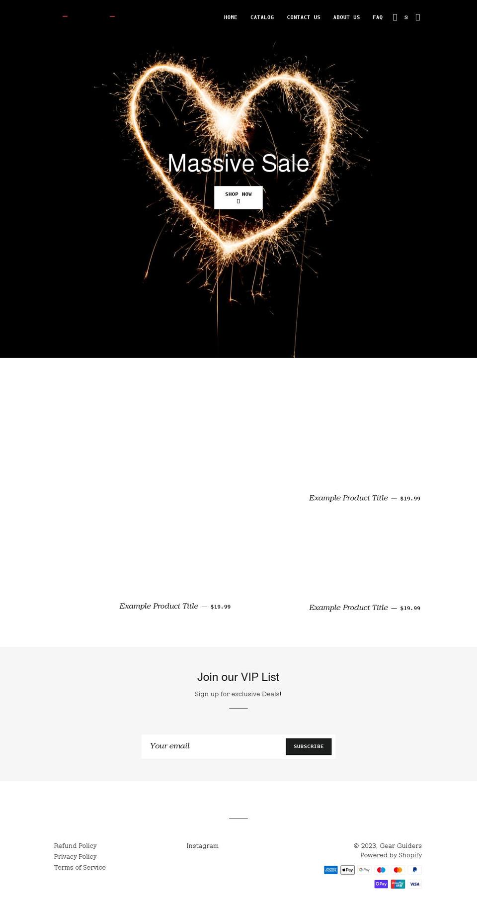 gearguiders.com shopify website screenshot