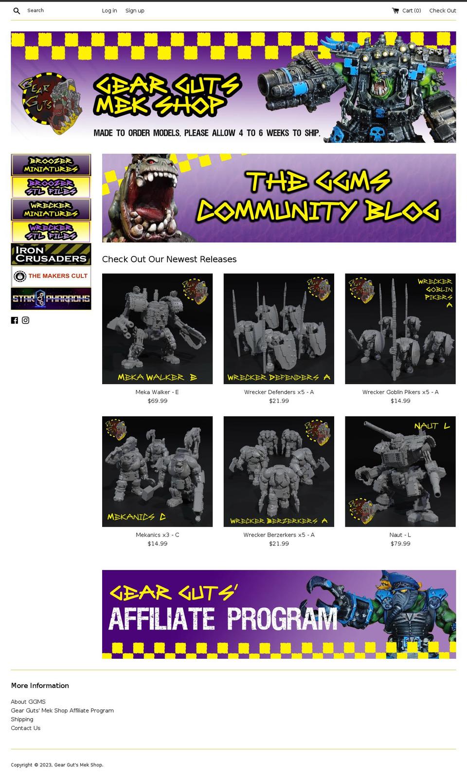 geargutsmekshop.com shopify website screenshot