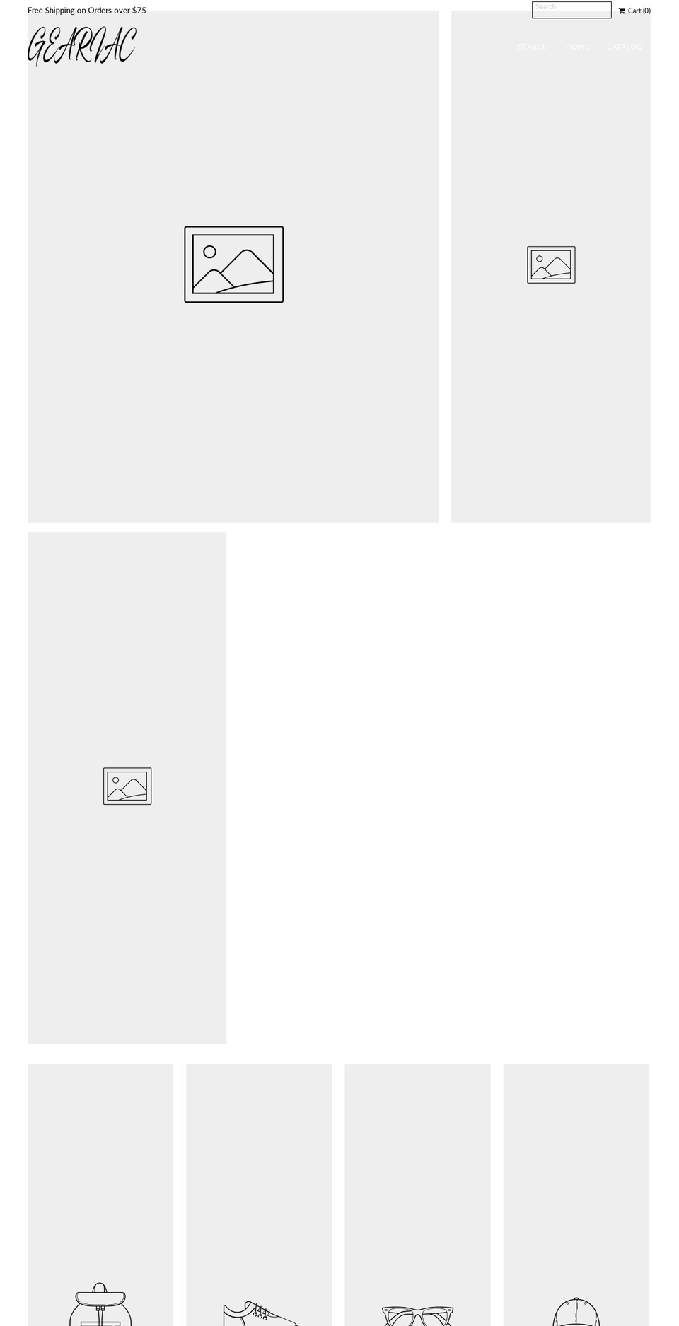 geariac.com shopify website screenshot