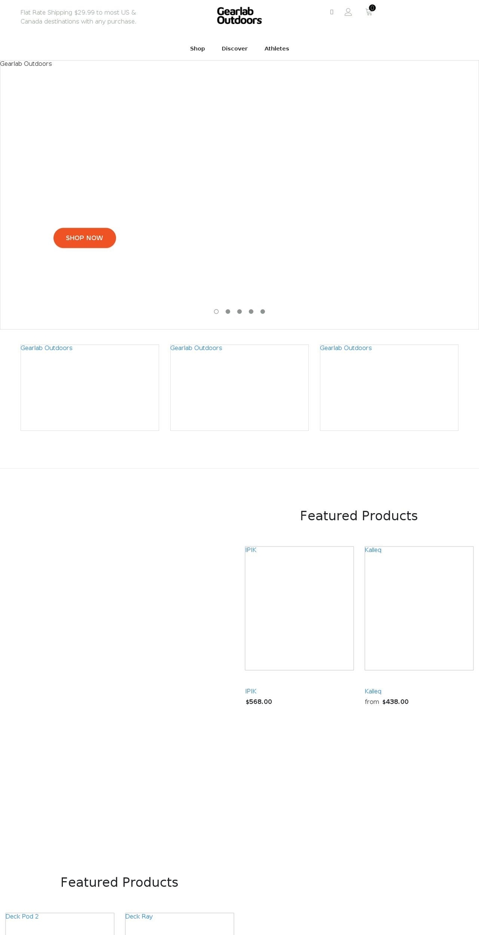 gearlaboutdoor.com shopify website screenshot