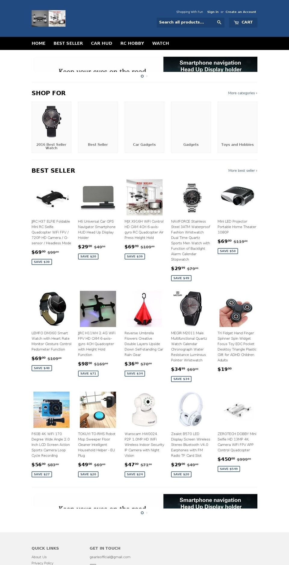 gearle.com shopify website screenshot