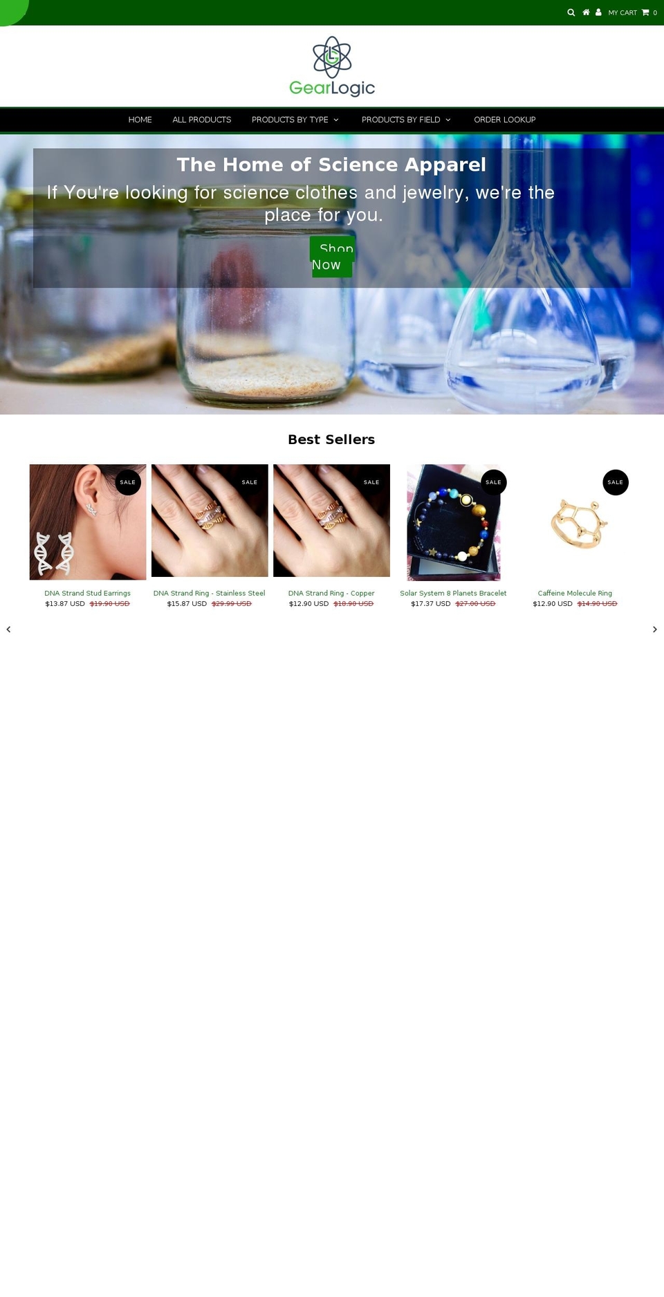 gearlogic.net shopify website screenshot