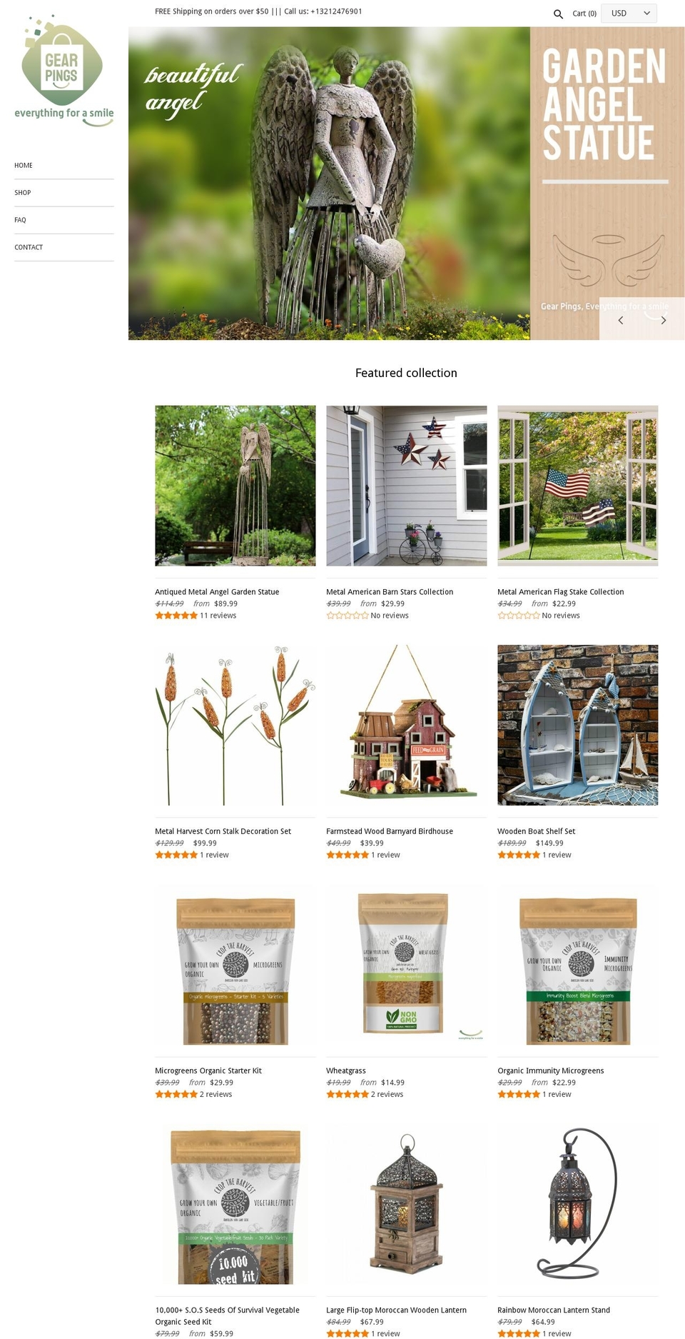 gearpings.com shopify website screenshot