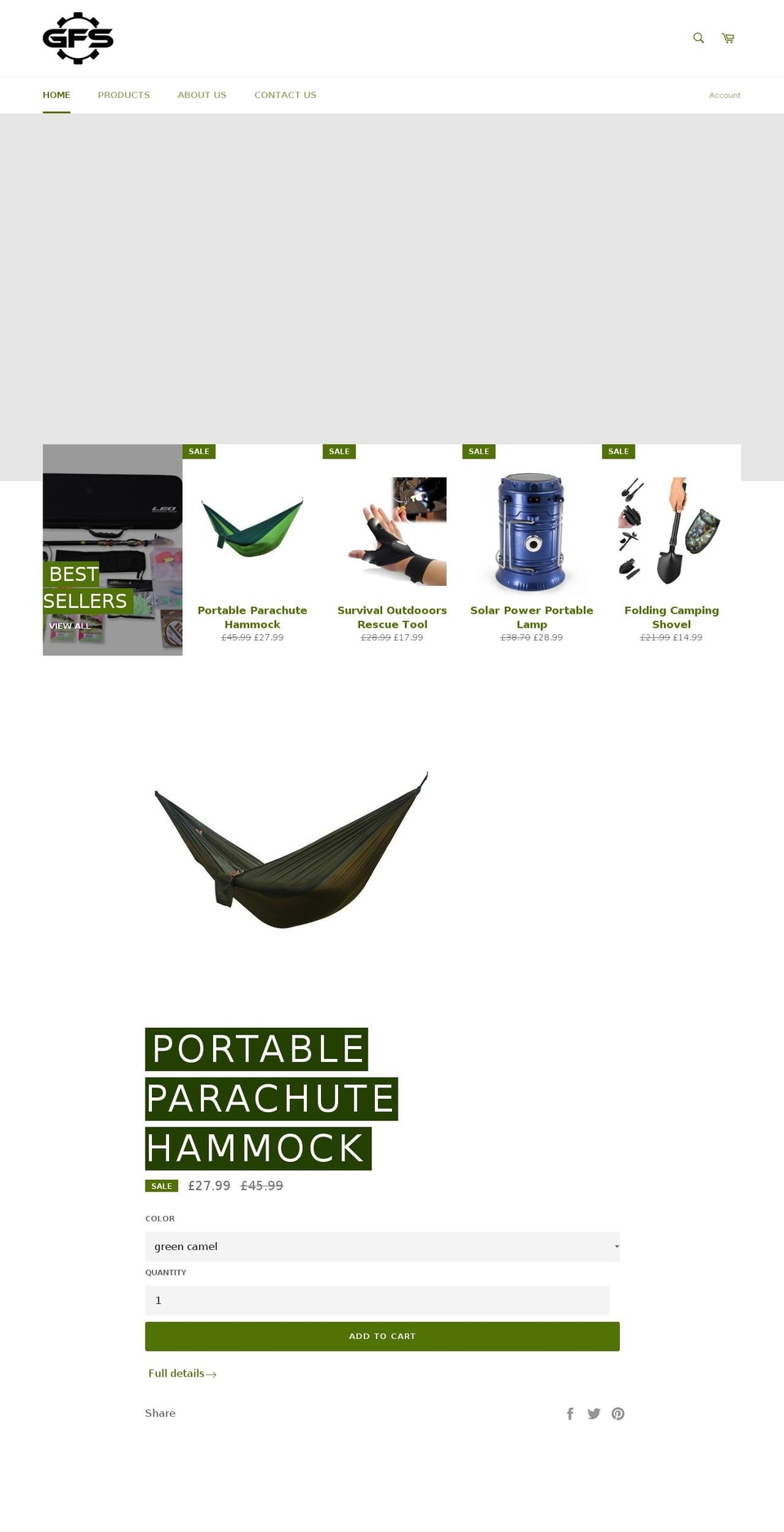 gearsforsuccess.com — Shopify storefront screenshot