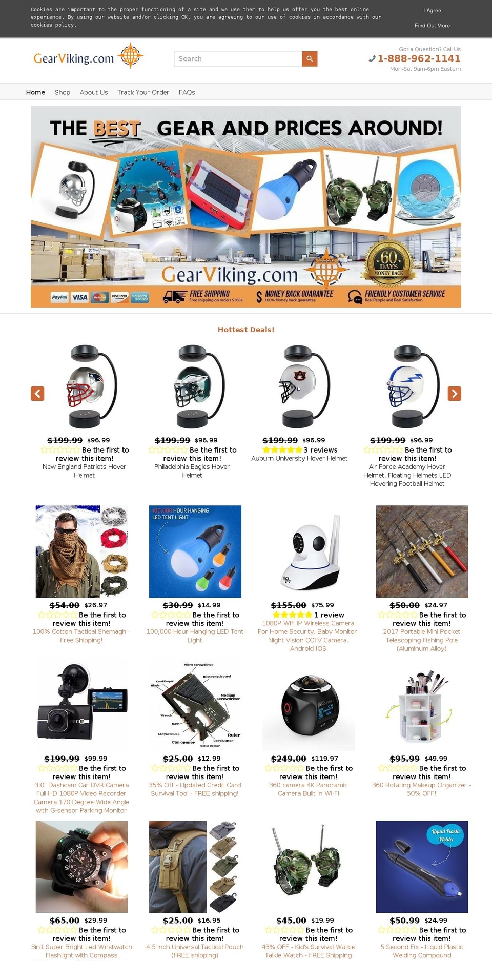 gearviking.com shopify website screenshot