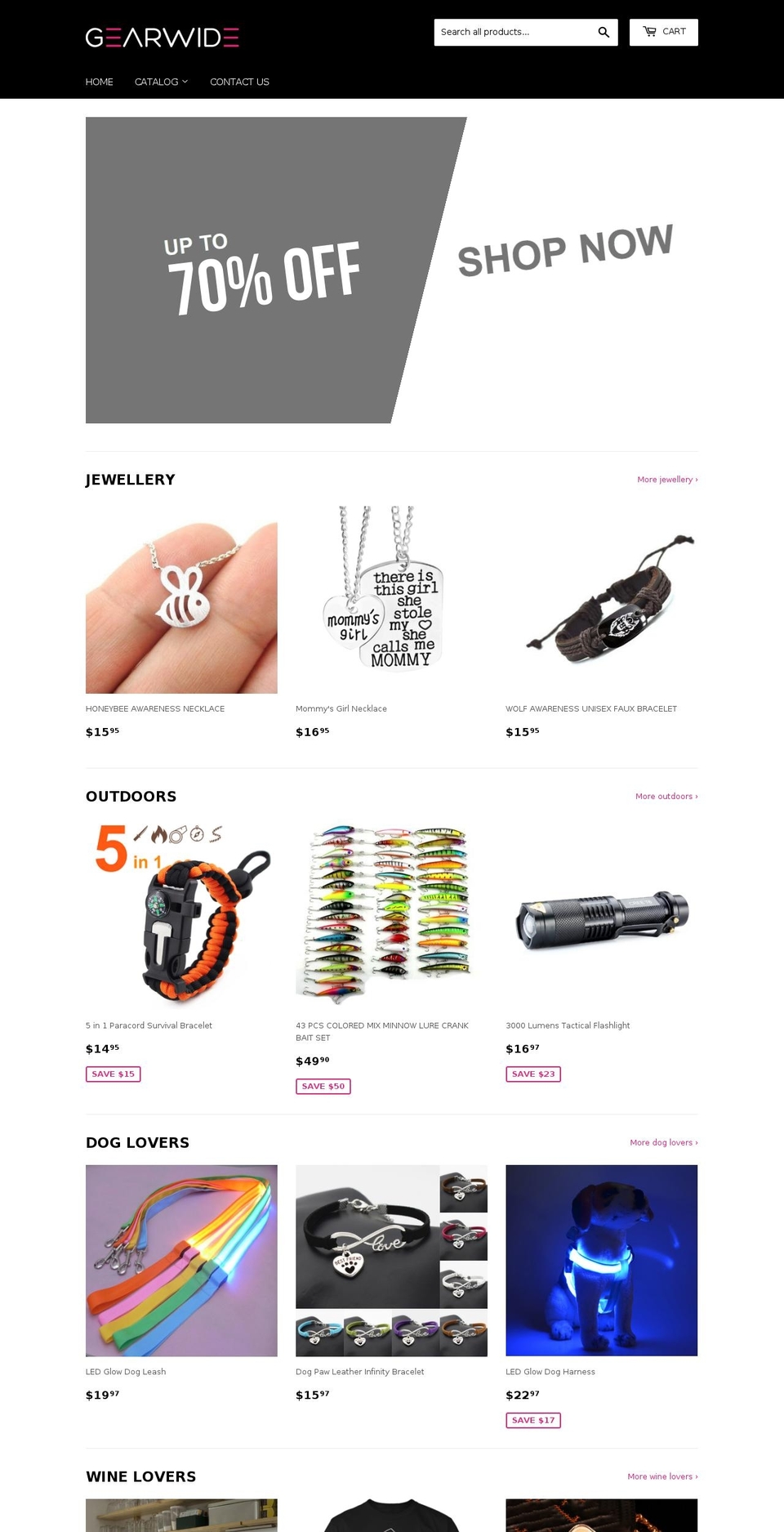gearwide.com — Shopify storefront screenshot
