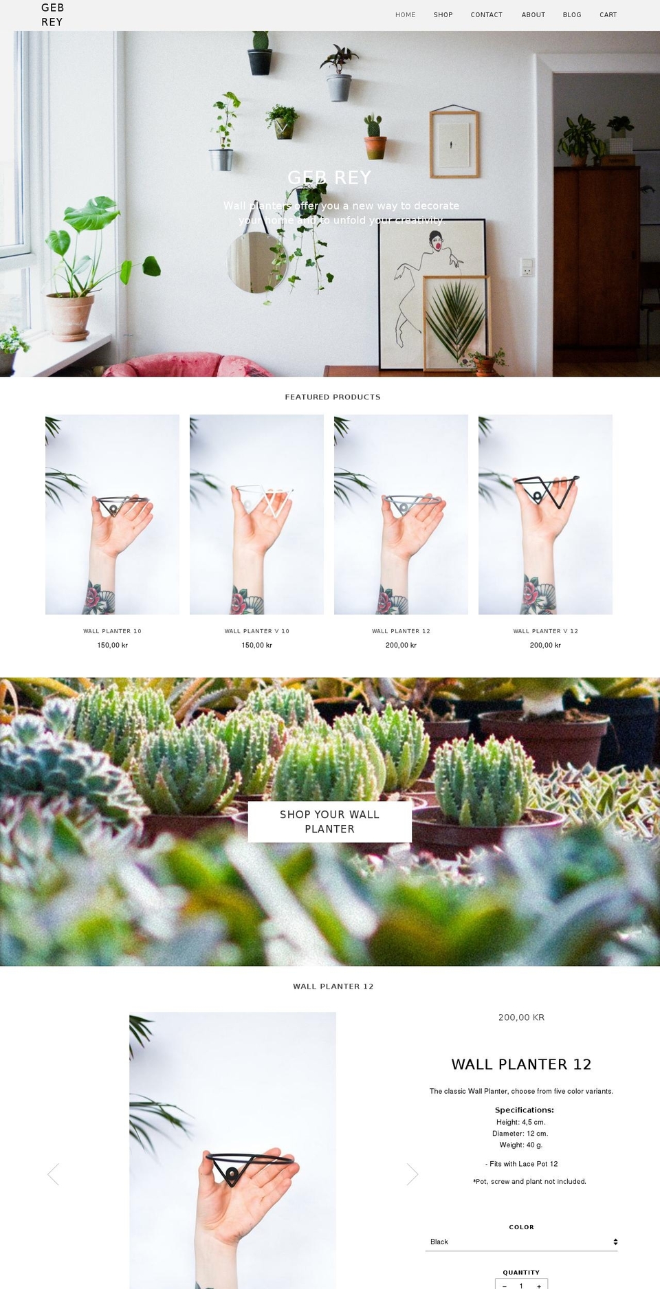 gebrey.dk shopify website screenshot