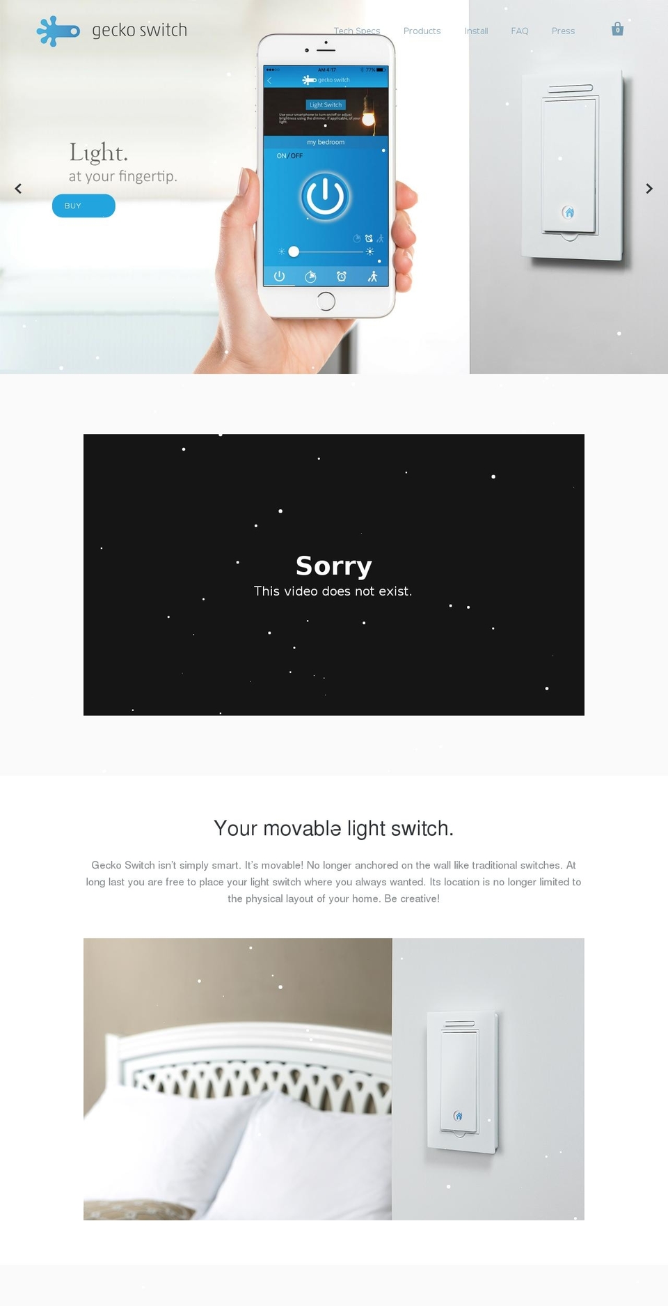 geckoswitch.com shopify website screenshot