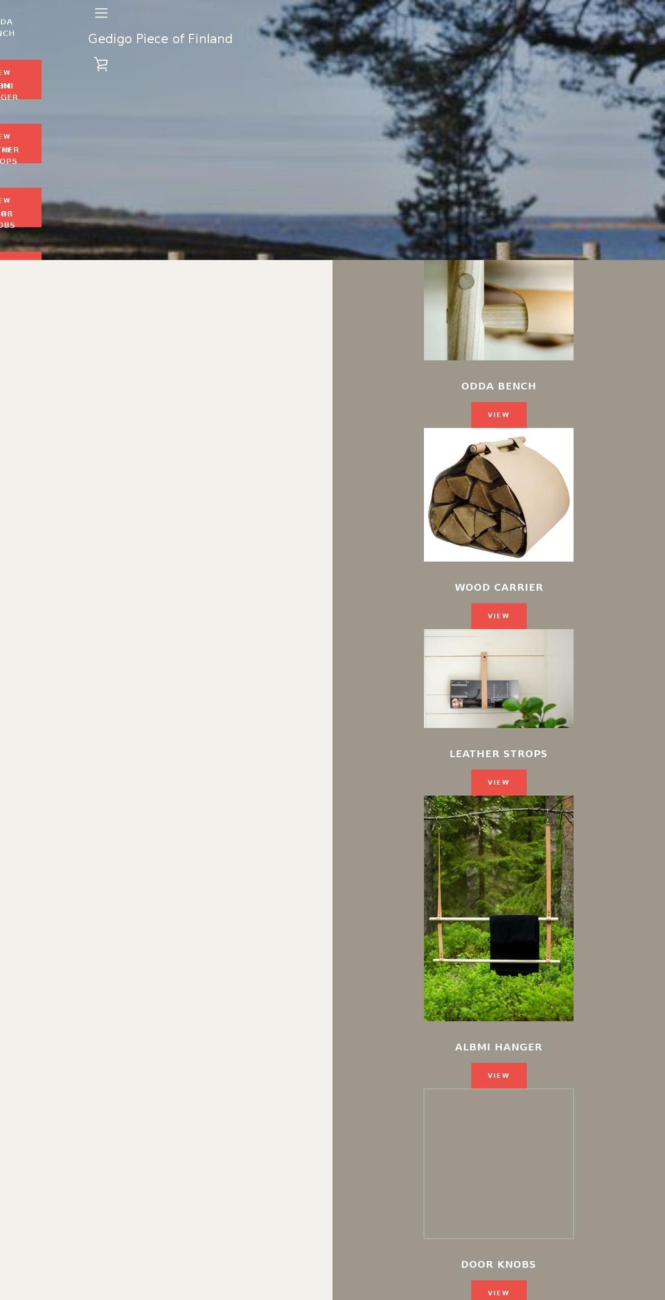 gedigo.fi shopify website screenshot