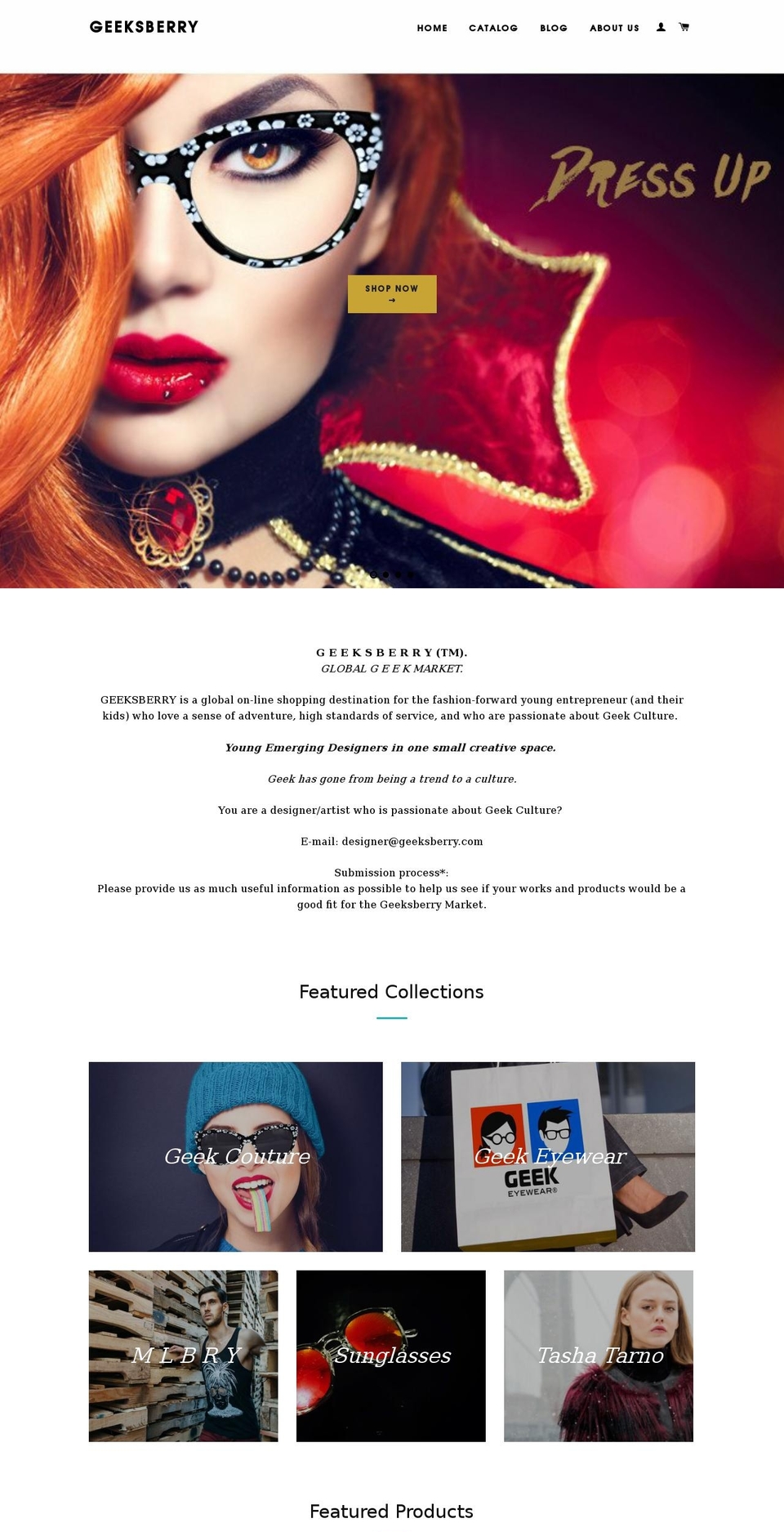geek-couture.com — Shopify storefront screenshot