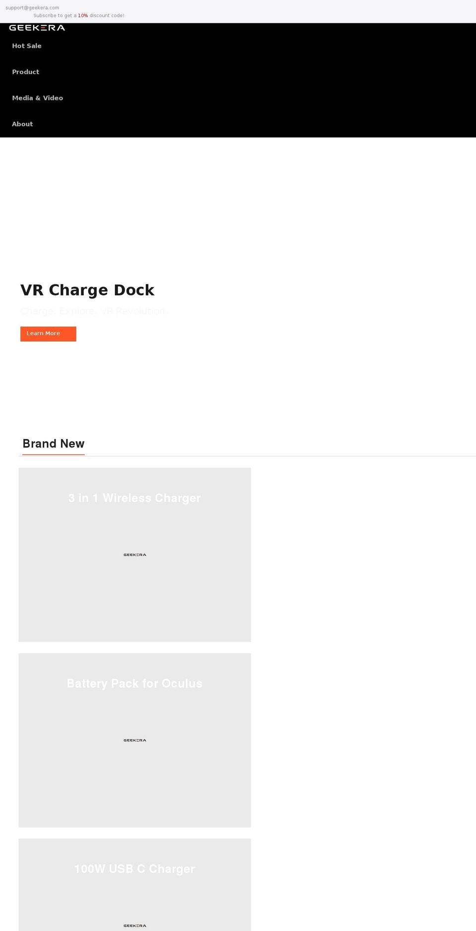 geekera.com shopify website screenshot