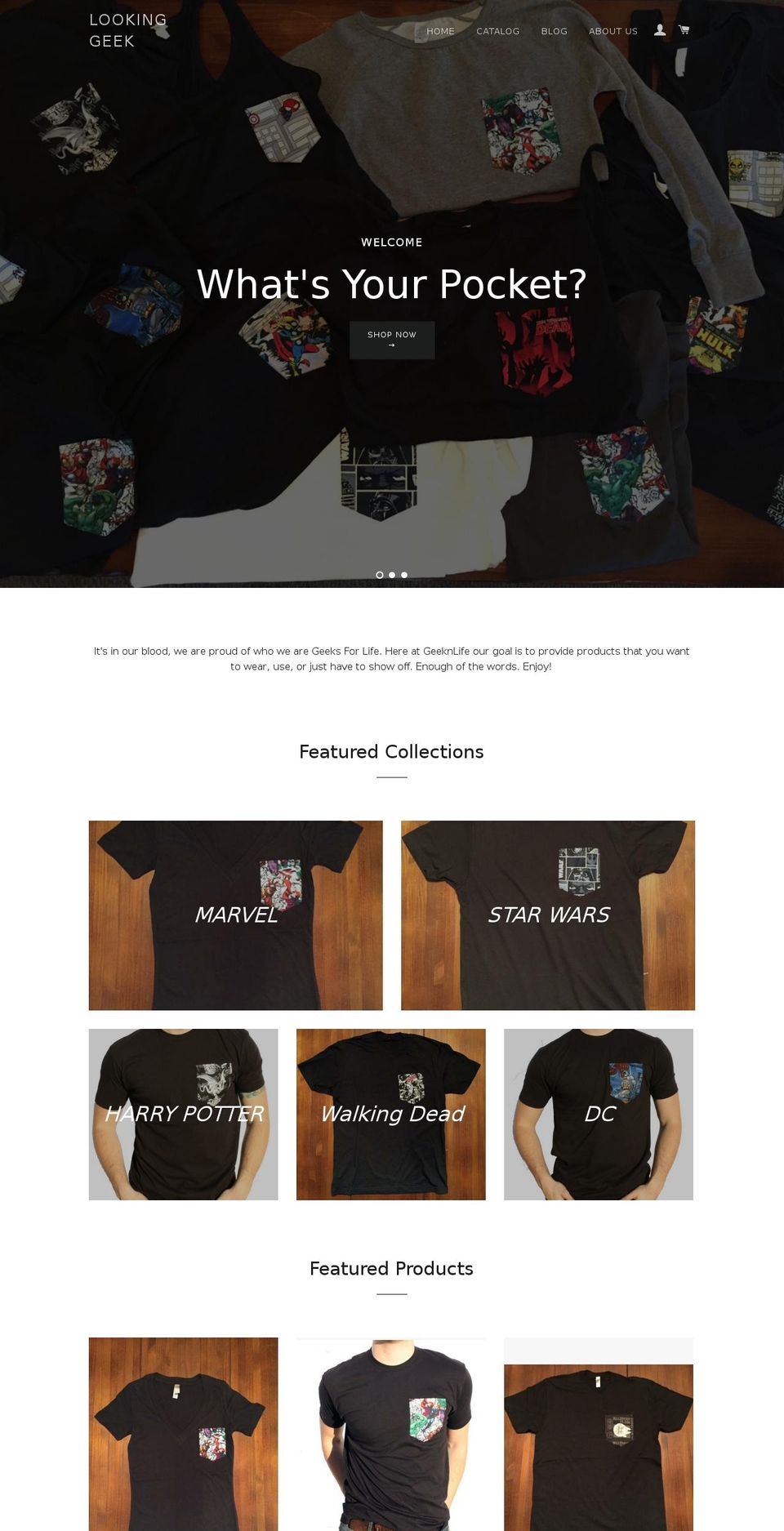 geeknlife.com shopify website screenshot
