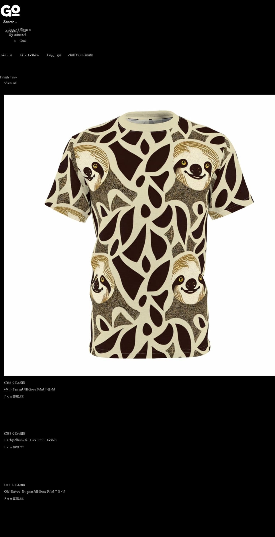 geekoasis.com shopify website screenshot