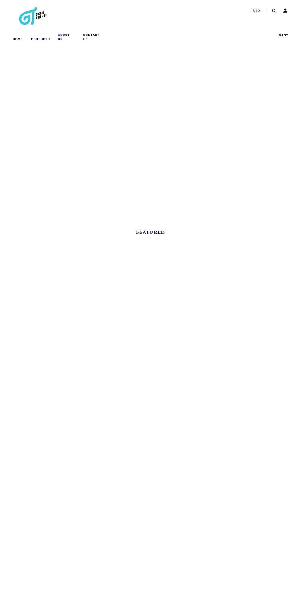 geekthirst.com — Shopify storefront screenshot