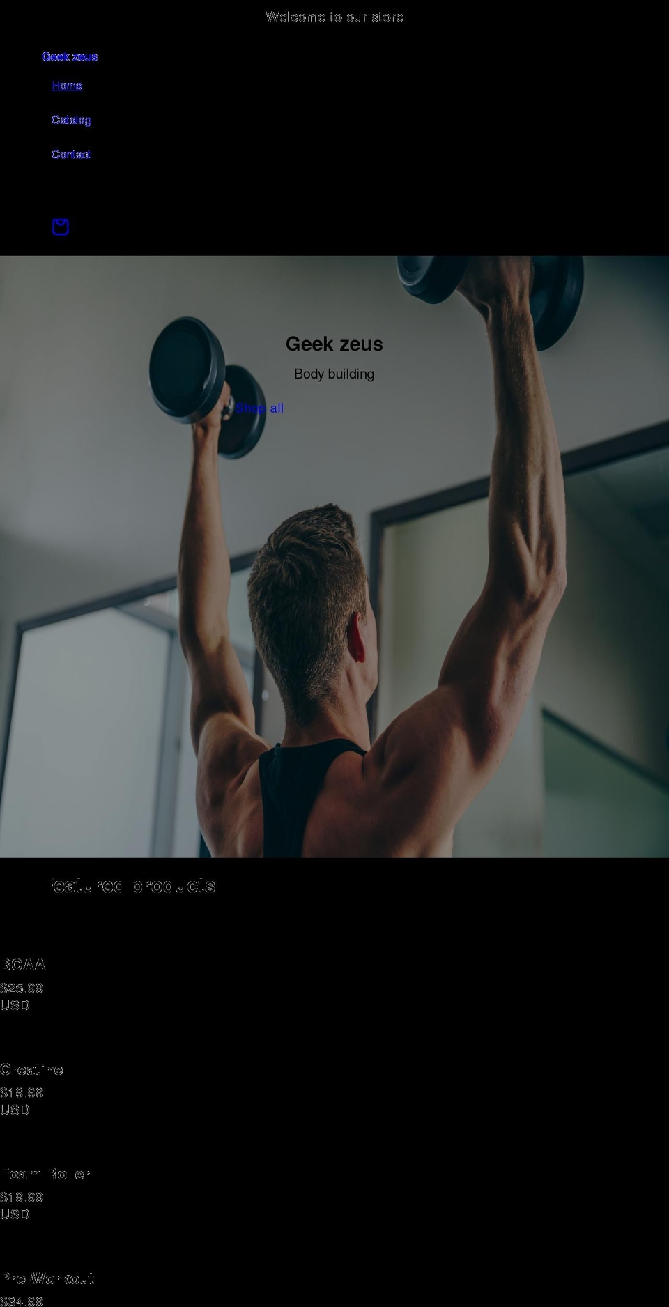 geekzeus.com shopify website screenshot