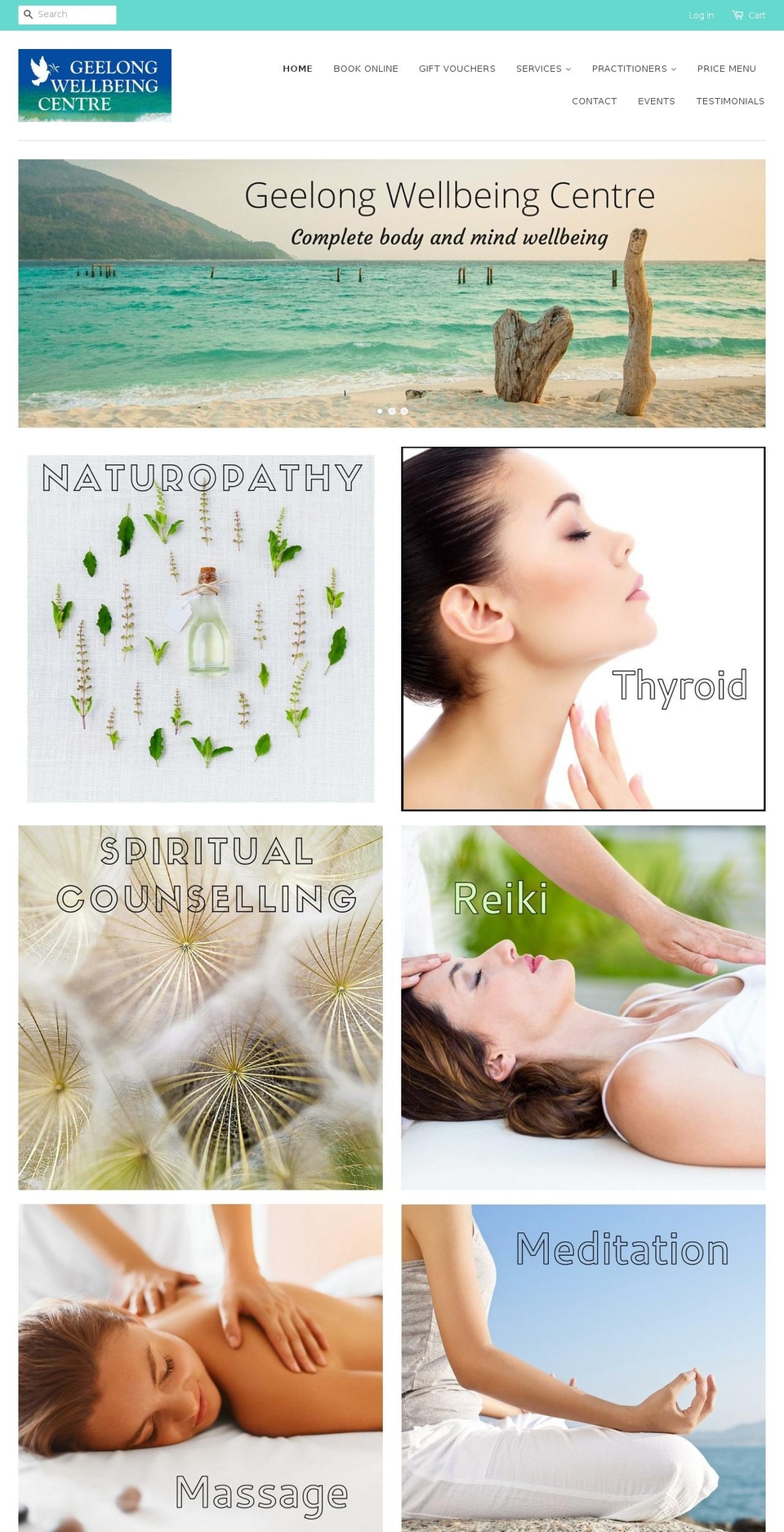 geelongwellbeingcentre.com.au shopify website screenshot
