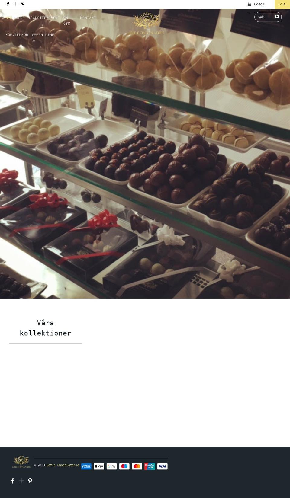 GC Shopify theme site example geflechocolaterie.se