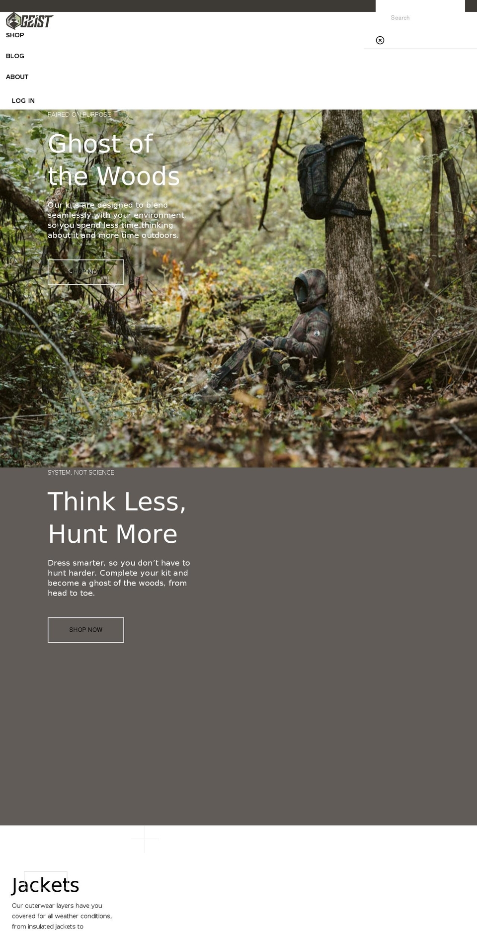 geistgear.com shopify website screenshot