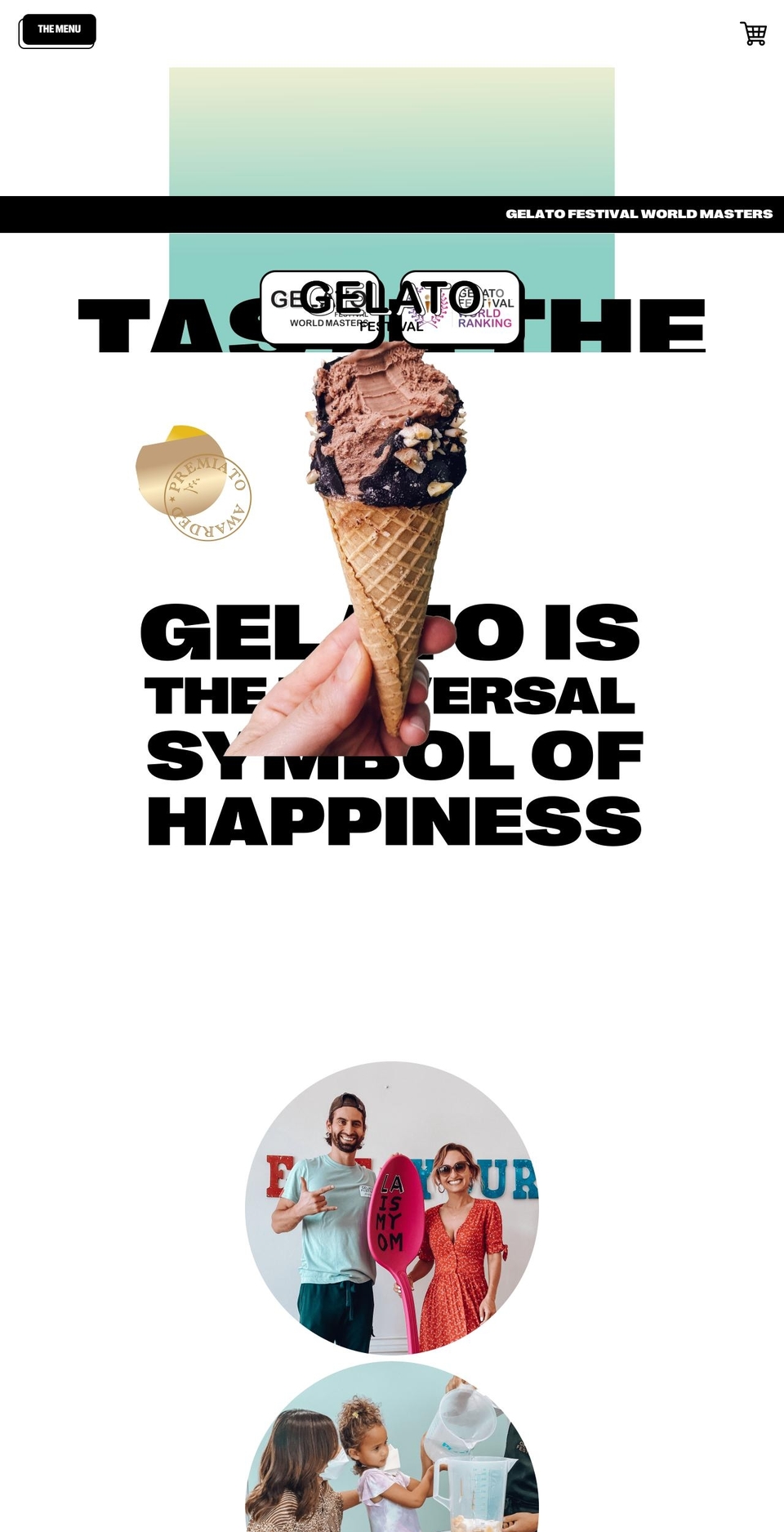 Zapiet Shopify theme site example gelatofestival.com