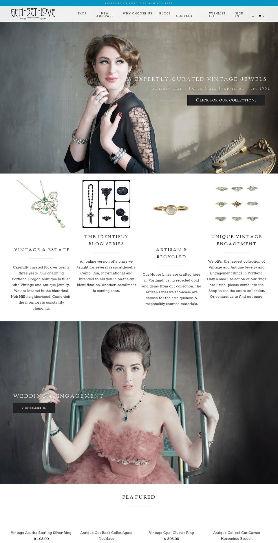 gem-set-love-jewelry.com shopify website screenshot