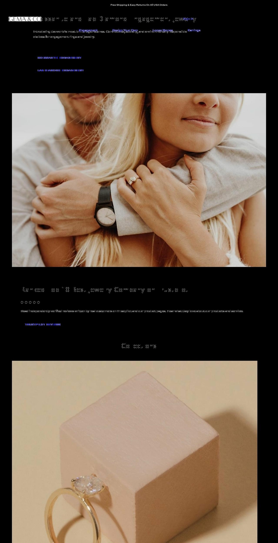 gemaandco.com shopify website screenshot