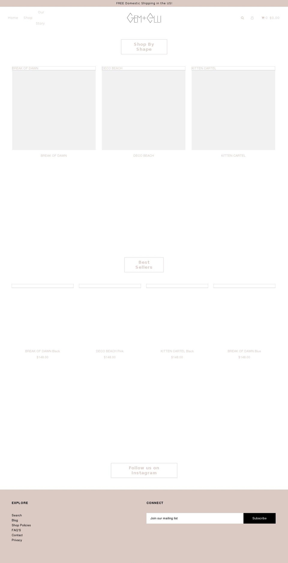 gemandelli.com — Shopify store on .com