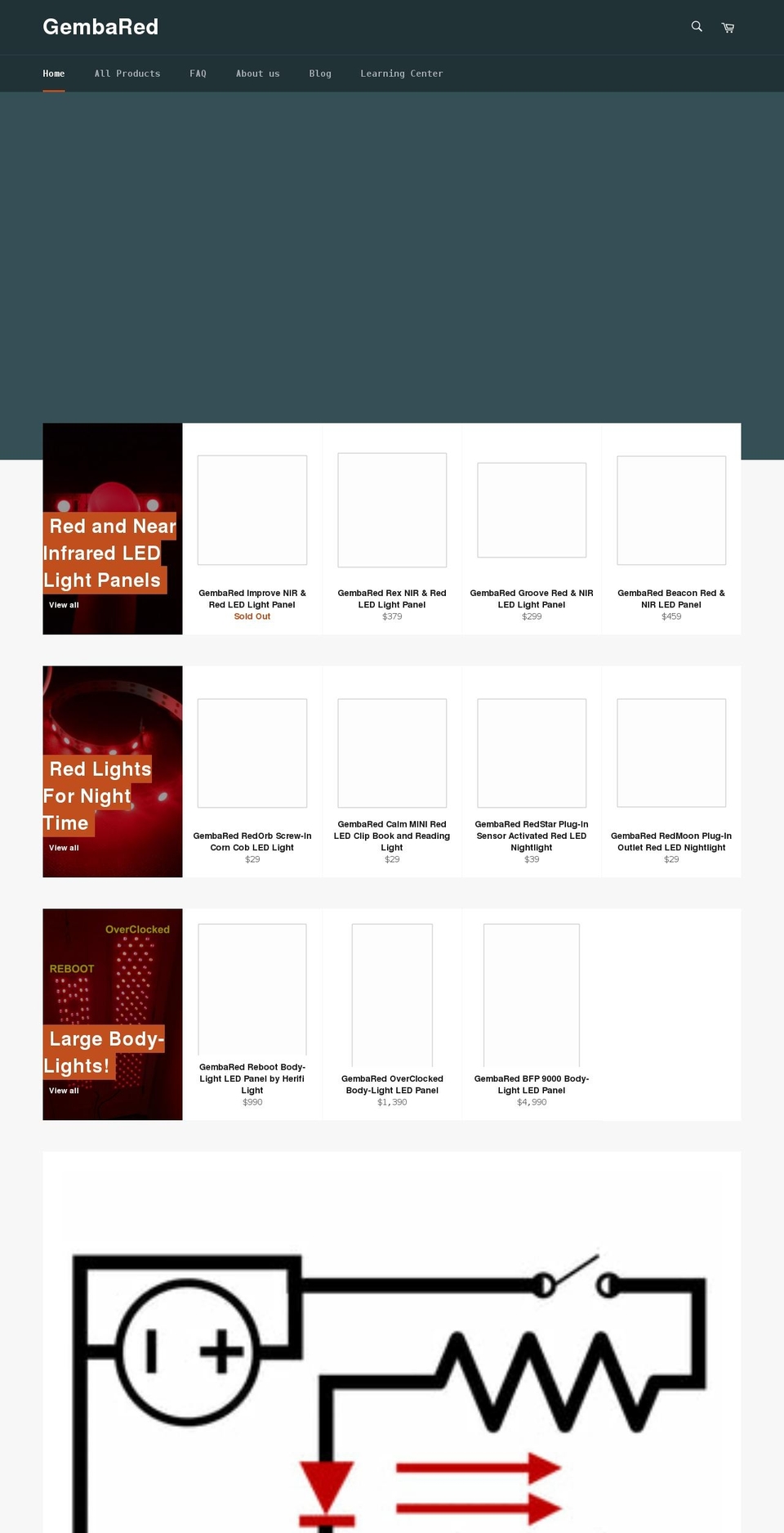 gembared.com — Shopify storefront screenshot