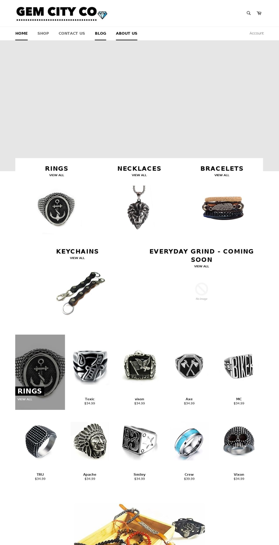 gemcityco.com — Shopify storefront screenshot