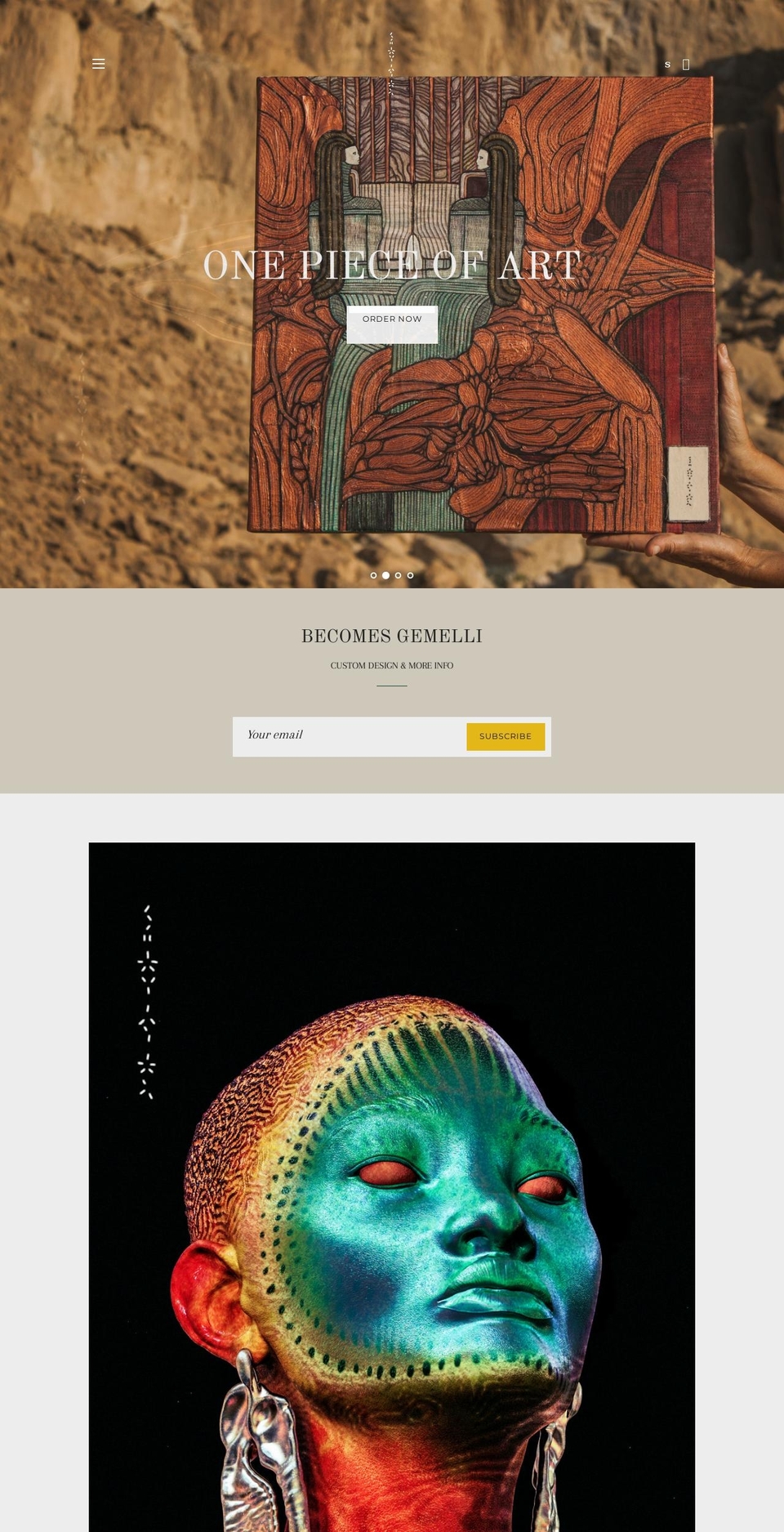 gemellionepiece.com shopify website screenshot