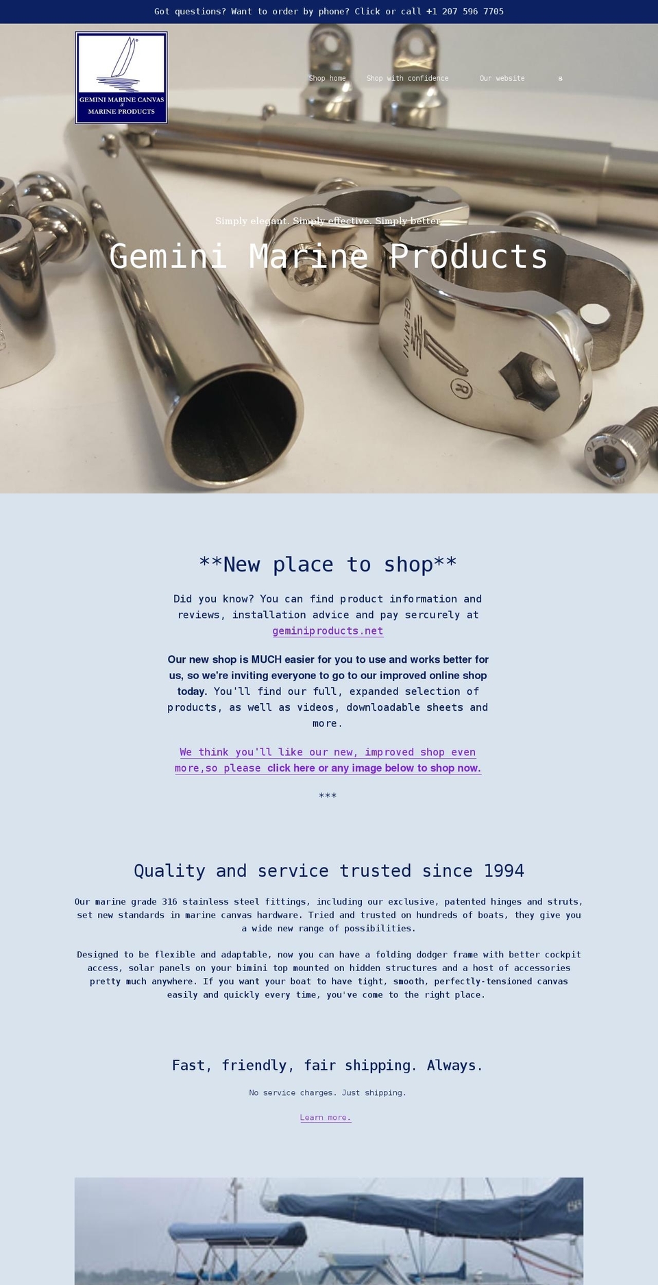 gemini-products.myshopify.com shopify website screenshot