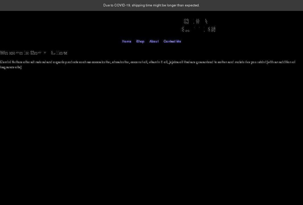 geminibutters.com shopify website screenshot