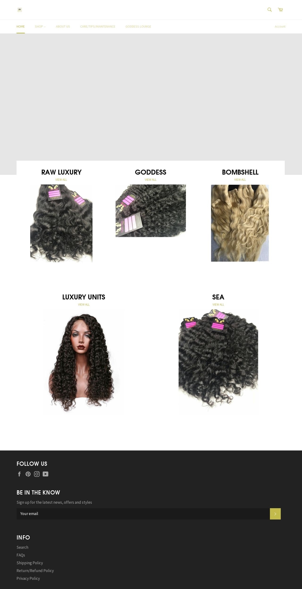 geminigoddesshair.com — Shopify storefront screenshot