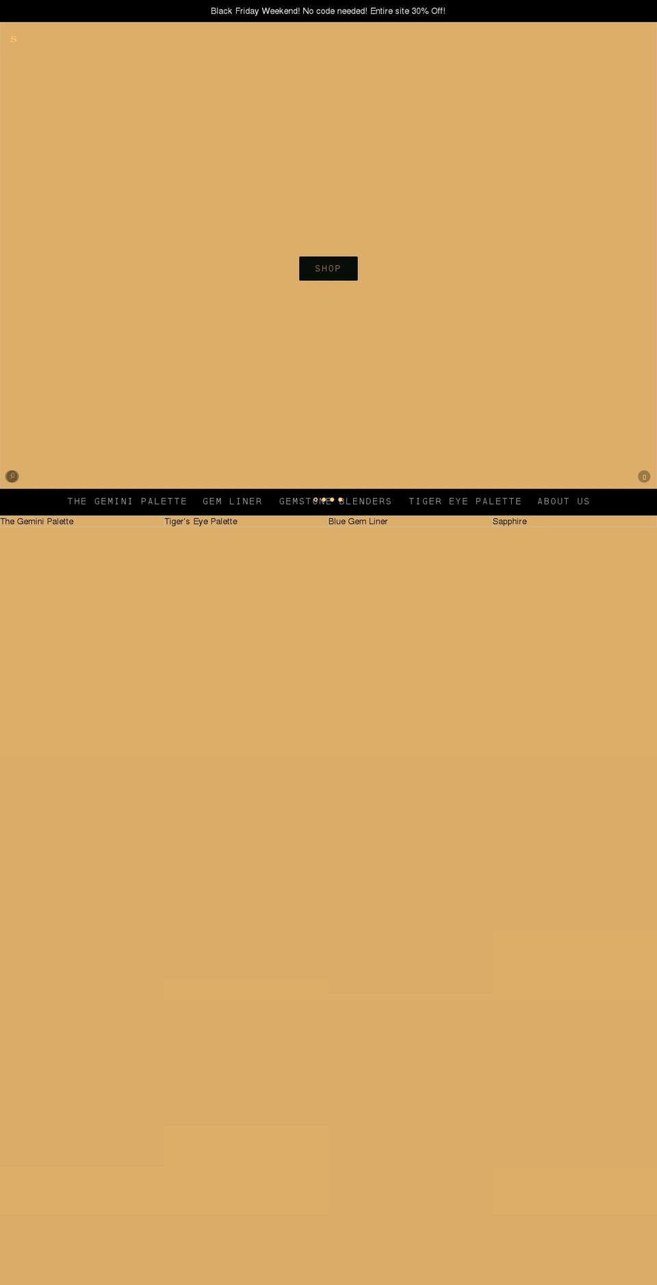 geminiicosmetic.com shopify website screenshot