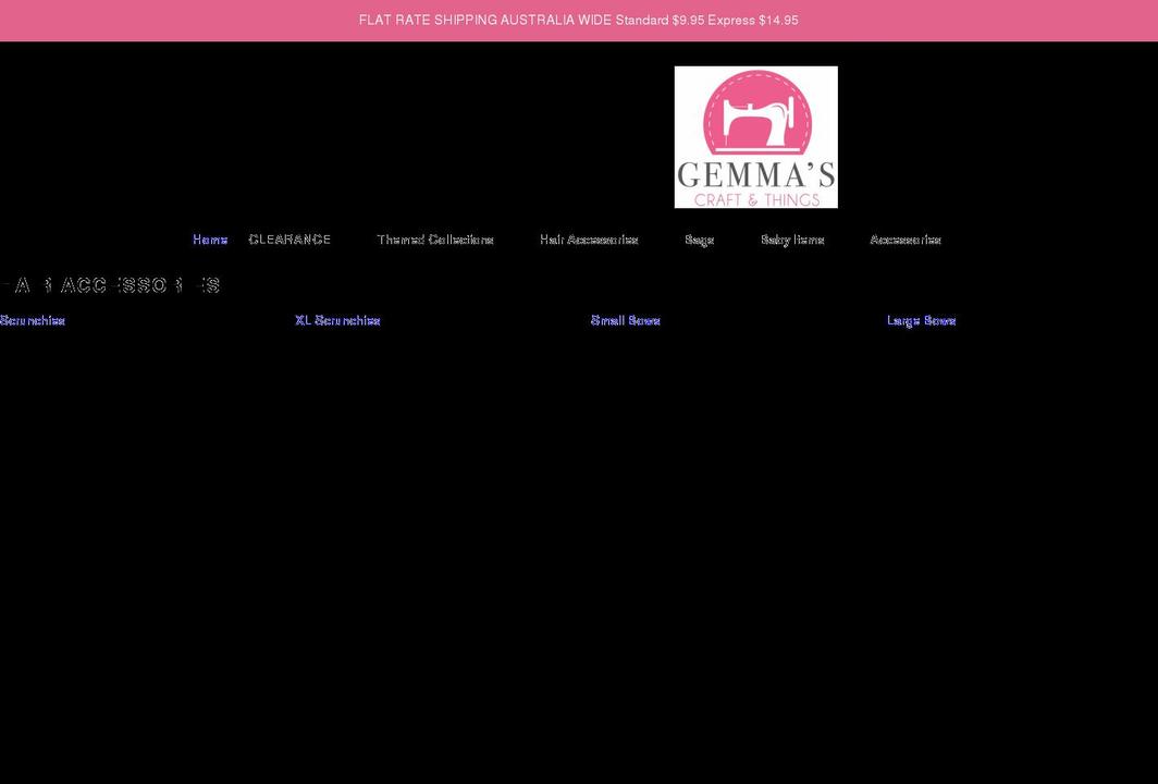 gemmascraftandthings.net shopify website screenshot