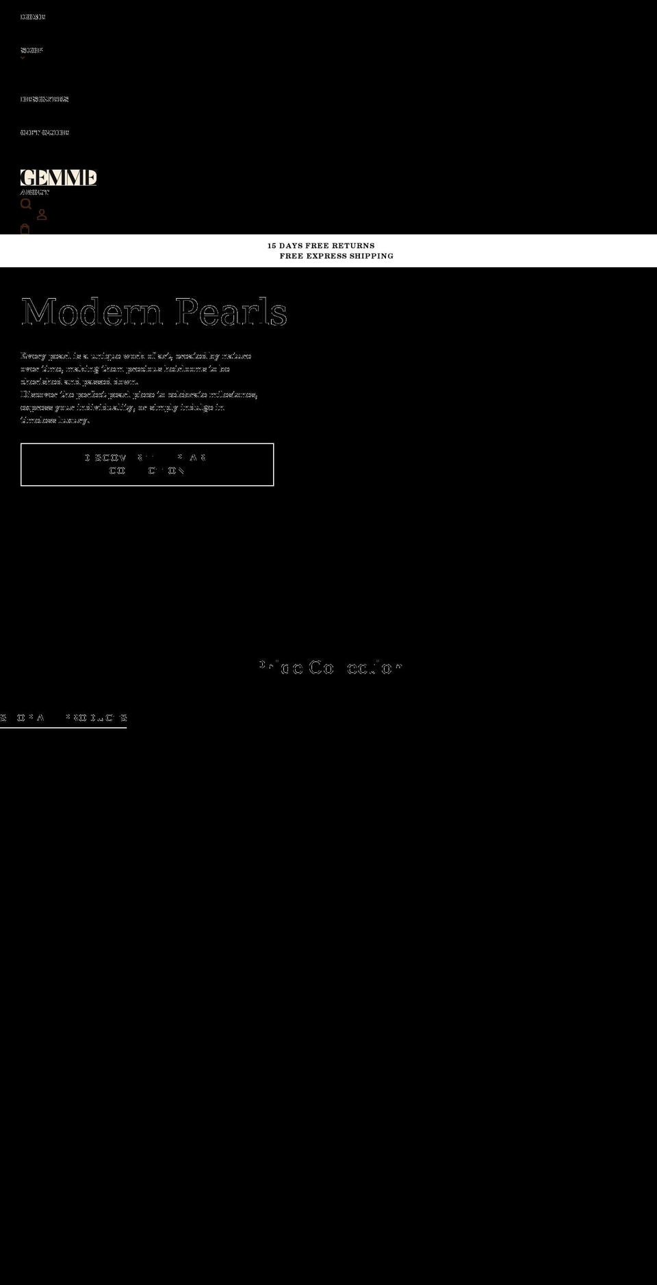 gemme.com.au shopify website screenshot