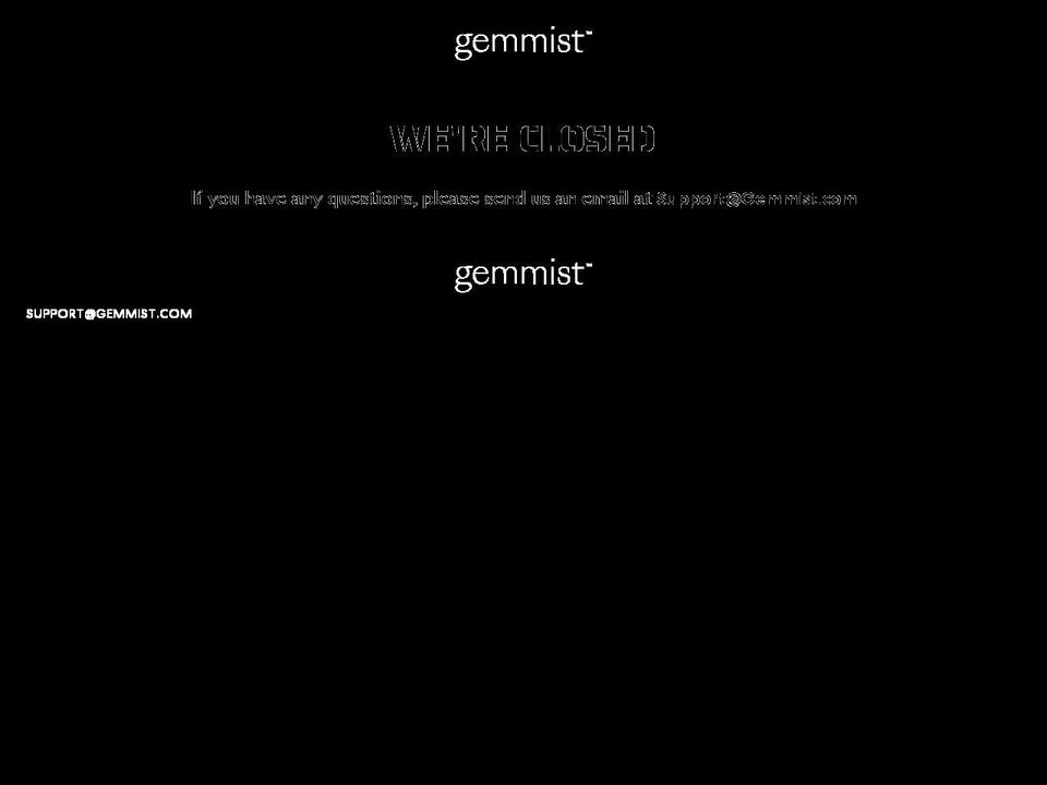 gemmist.com shopify website screenshot