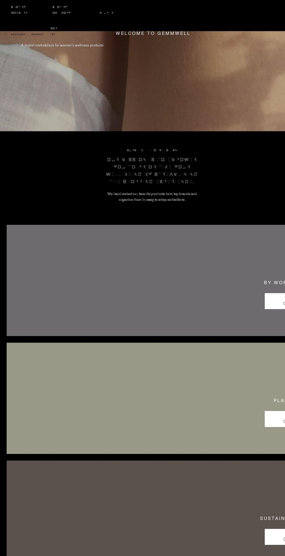 gemmwell.com shopify website screenshot