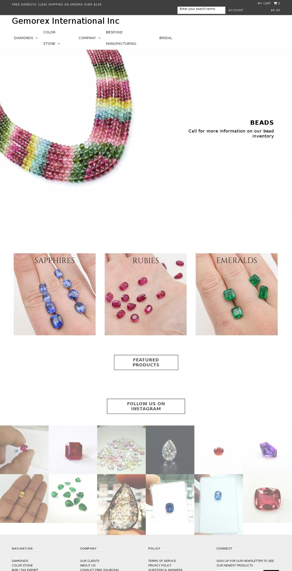 gemorexonline.com — Shopify storefront screenshot
