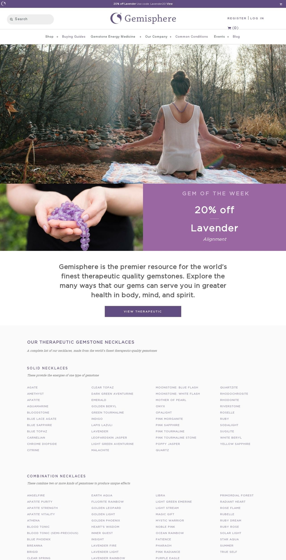 gems4spas.com — Shopify storefront screenshot