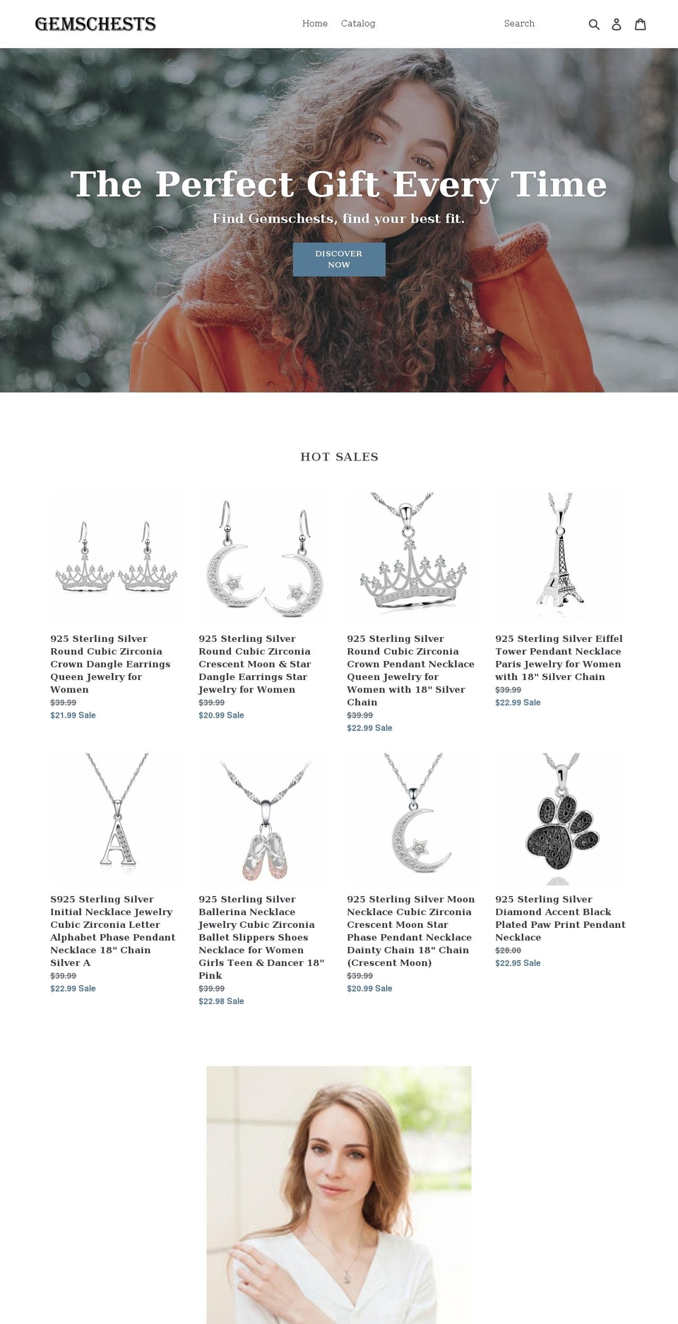 gemschests.com shopify website screenshot