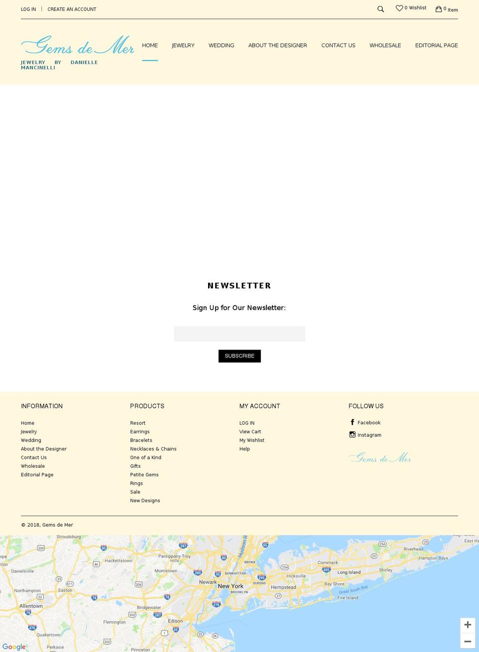 gemsdemer.myshopify.com — Shopify storefront screenshot