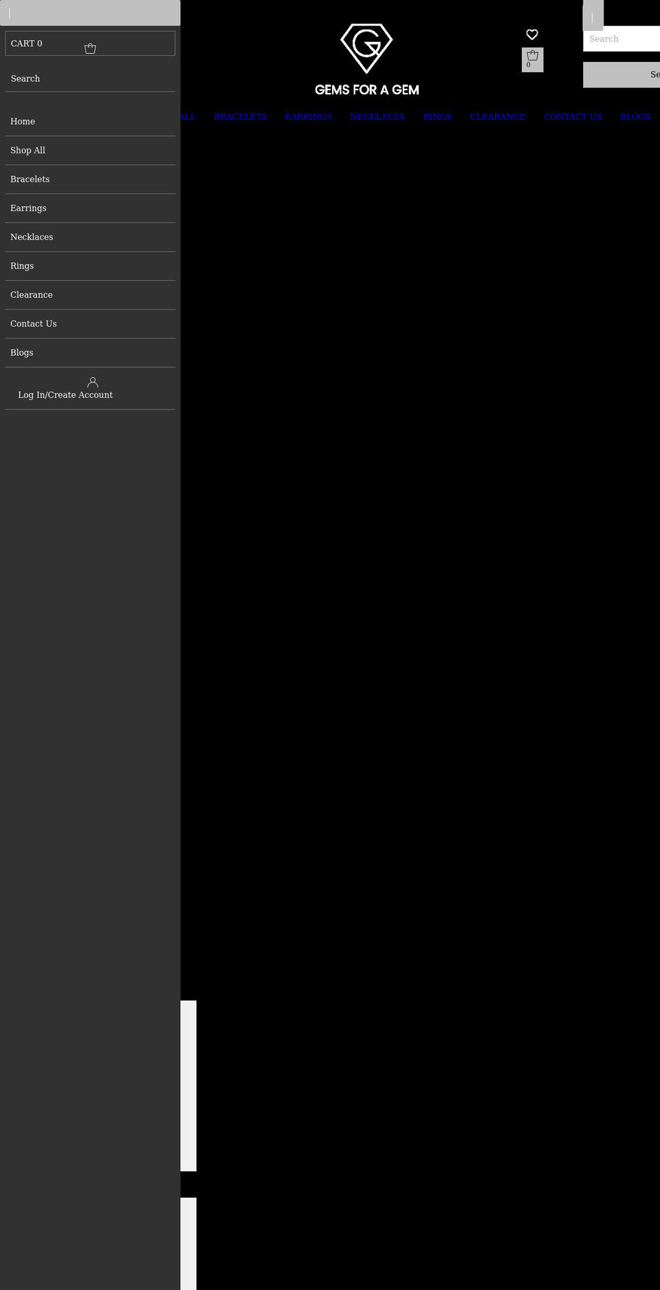 gemsforagem.com shopify website screenshot