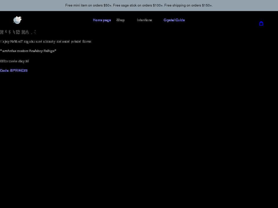 gemsofquartz.com shopify website screenshot