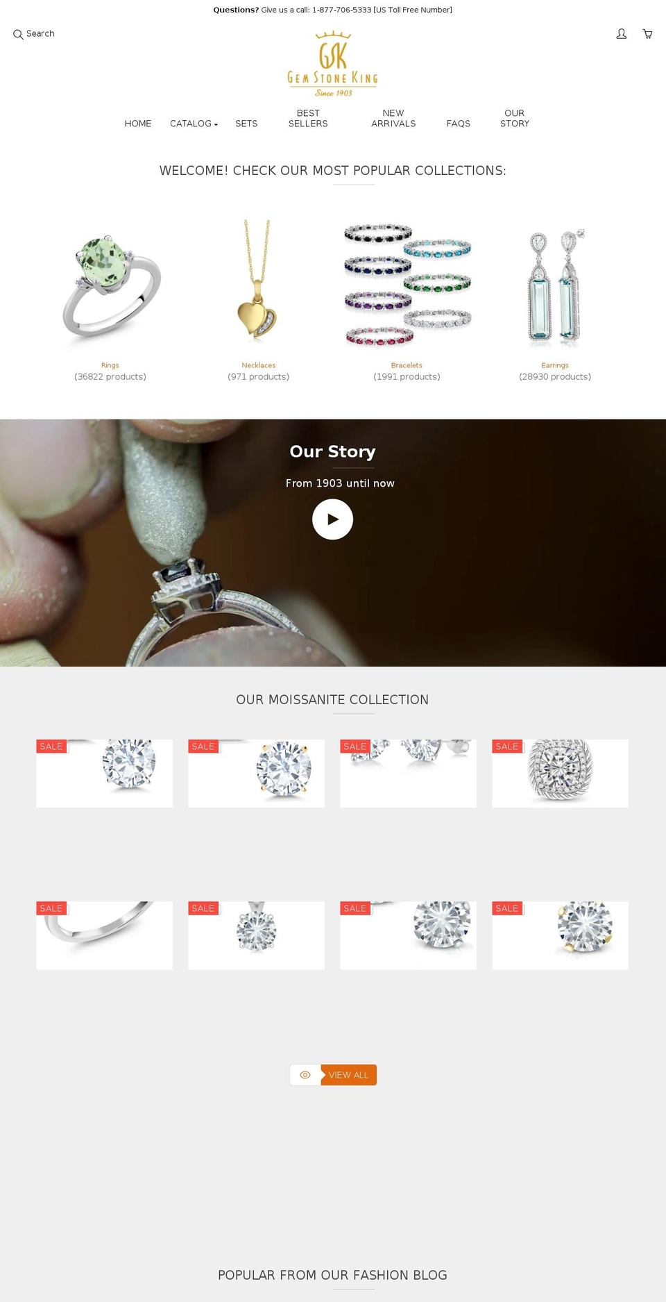 gemstonekingdeals.com — Shopify storefront screenshot