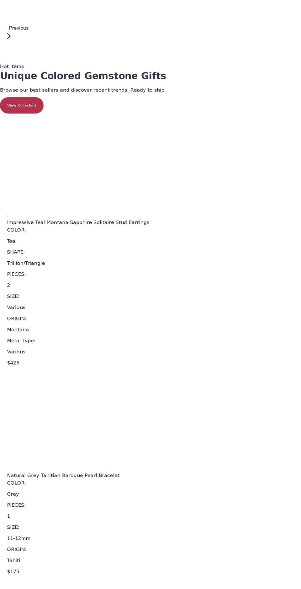 gemsyndicate.com shopify website screenshot
